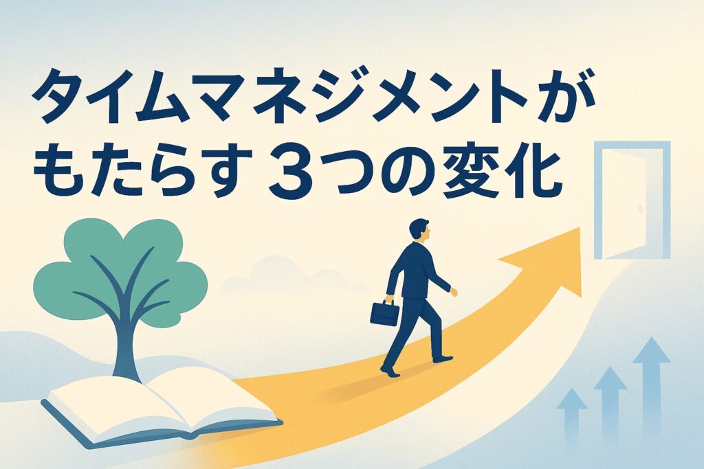 タイムマネジメントがもたらす3つの変化