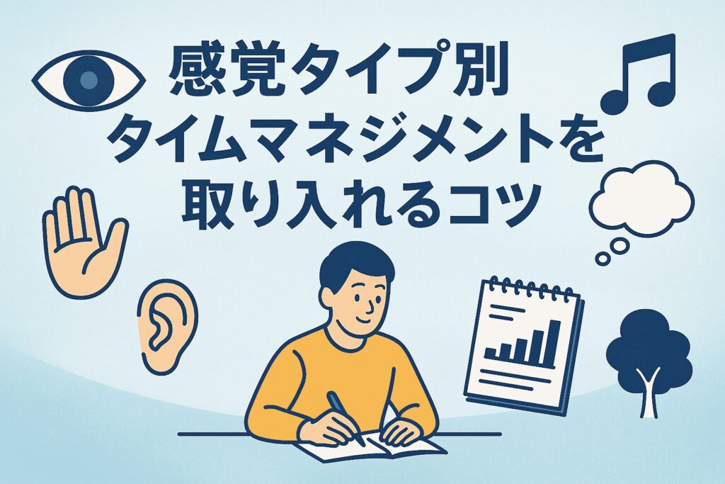 感覚タイプ別タイムマネジメントを取り入れるコツ