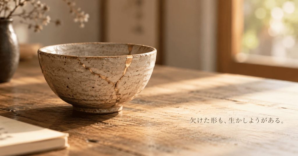 欠けた形も生かしようがある